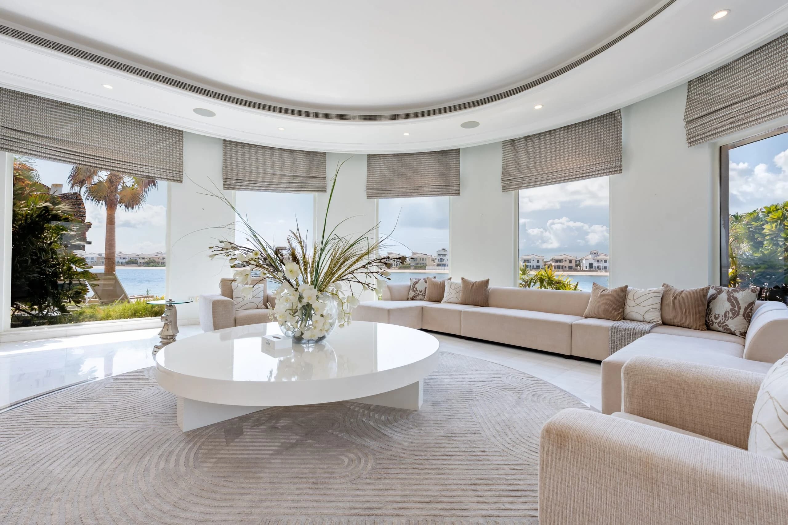 6br beachfront villa, frond p