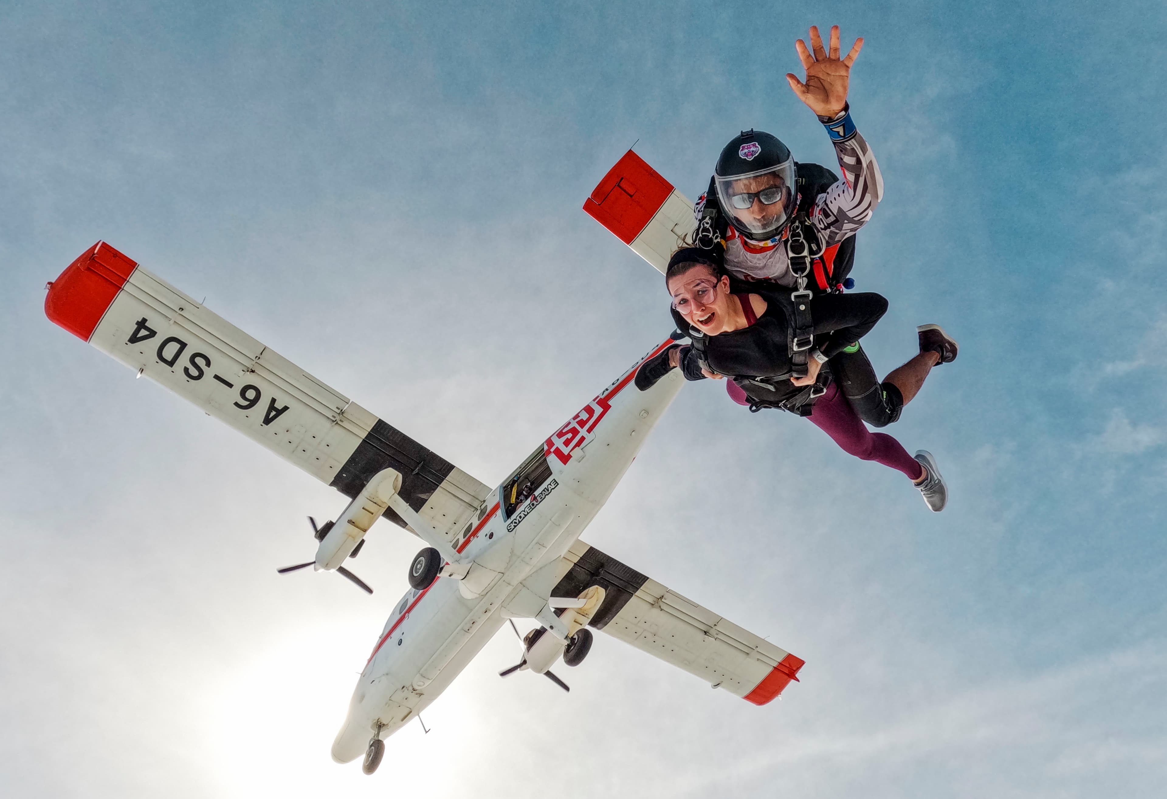 tandem skydive palm drop dubai