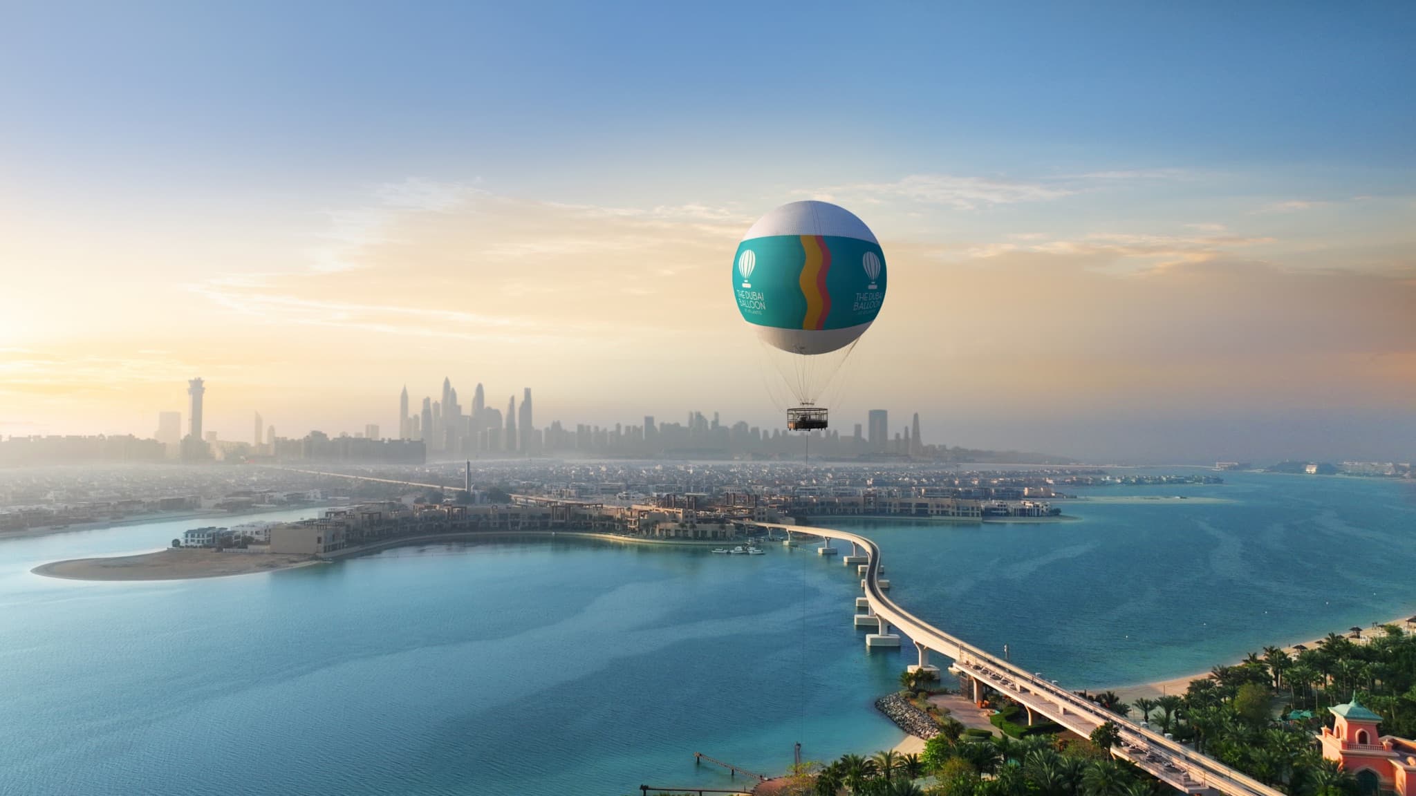 the dubai balloon at atlantis